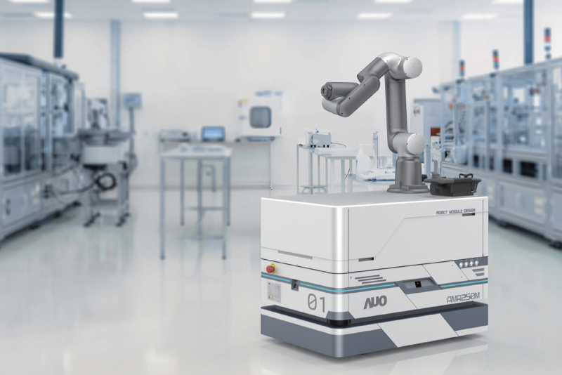 wepoker微扑克整合AI人工智慧、IoT物聯網與Cloud雲端平台服務，開發模組化AMR 250M自主移動機器人，滿足多元自動化生產需求，在智慧工廠中扮演著串接和搬運的角色